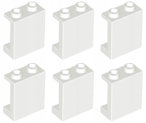 

Lego 87552 Panel 1x2x2 biały Nowy (6g) 6 szt.