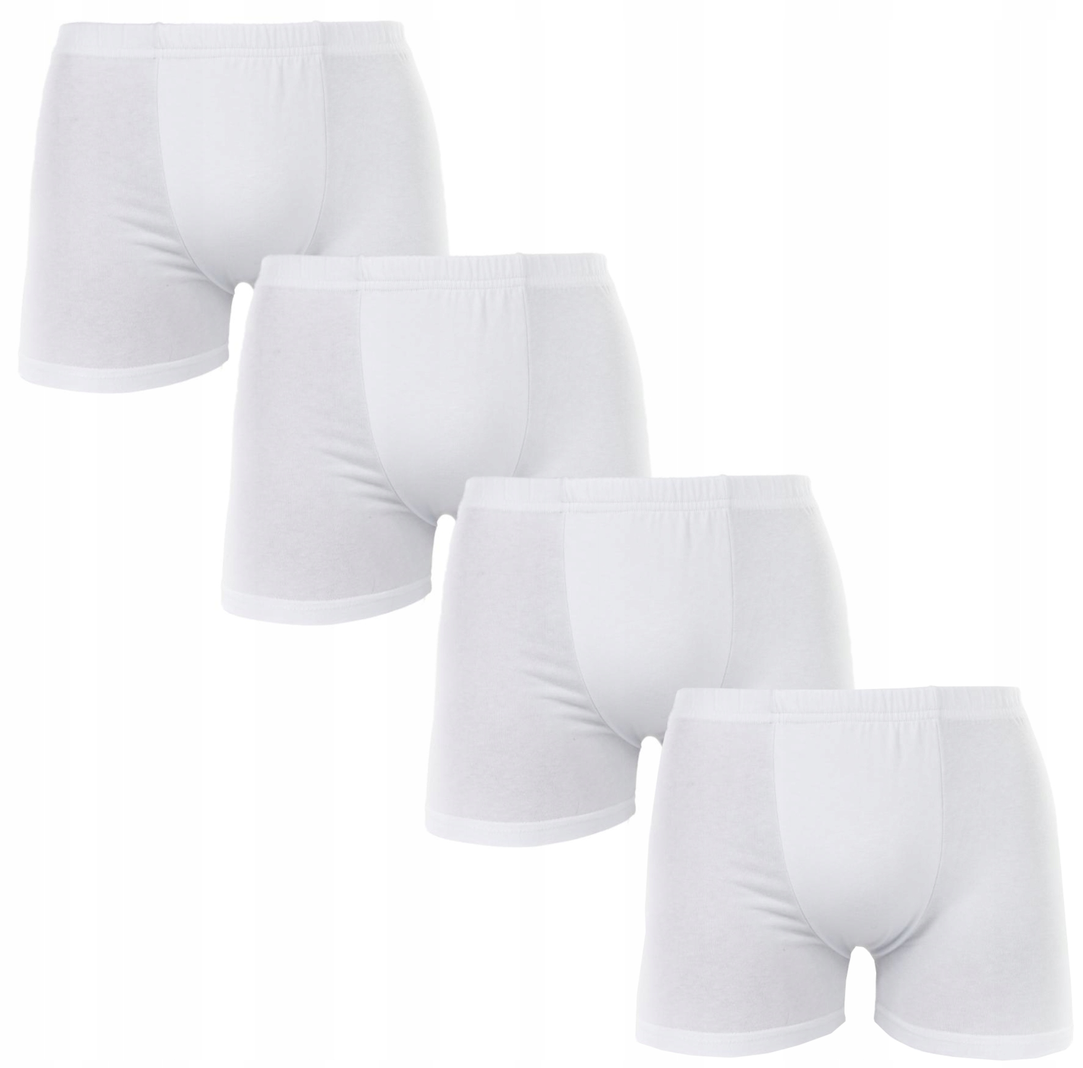 Biele chlapčenské nohavičky Boxerky Detské bavlnené MORAJ 4-PAK 122-128