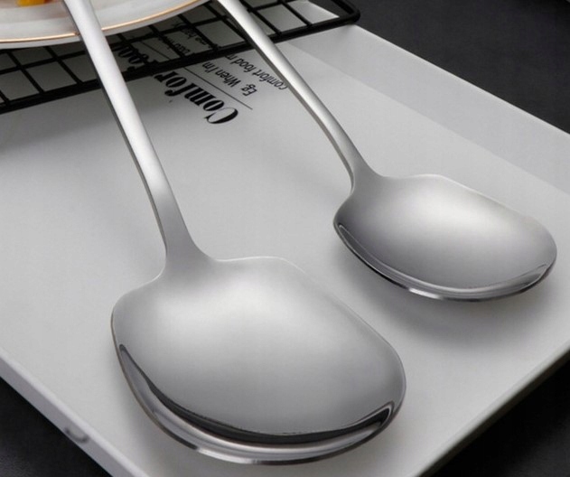 Łyżka ze stali nierdzewnej do serwowania potraw 2 szt -26cm 21cm FENIHOOY Marka inna