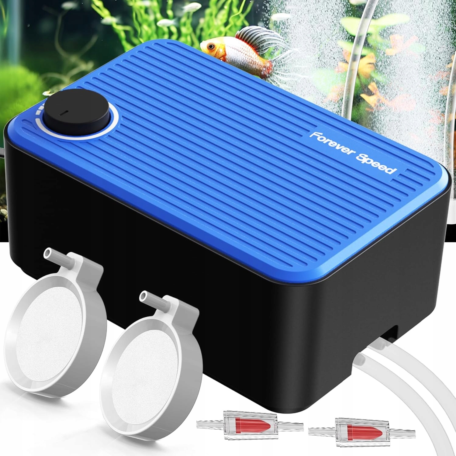 Levně Vzduchová pumpa Forever Speed 240 l/h pro akvárium s nastavitelnou pumpou kyslíku