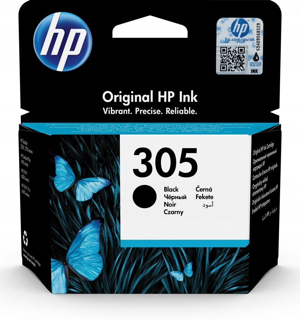 Tusz Hp 305 3YM61AE čierny (black) ideálny pre každodennú tlač, nízka cena