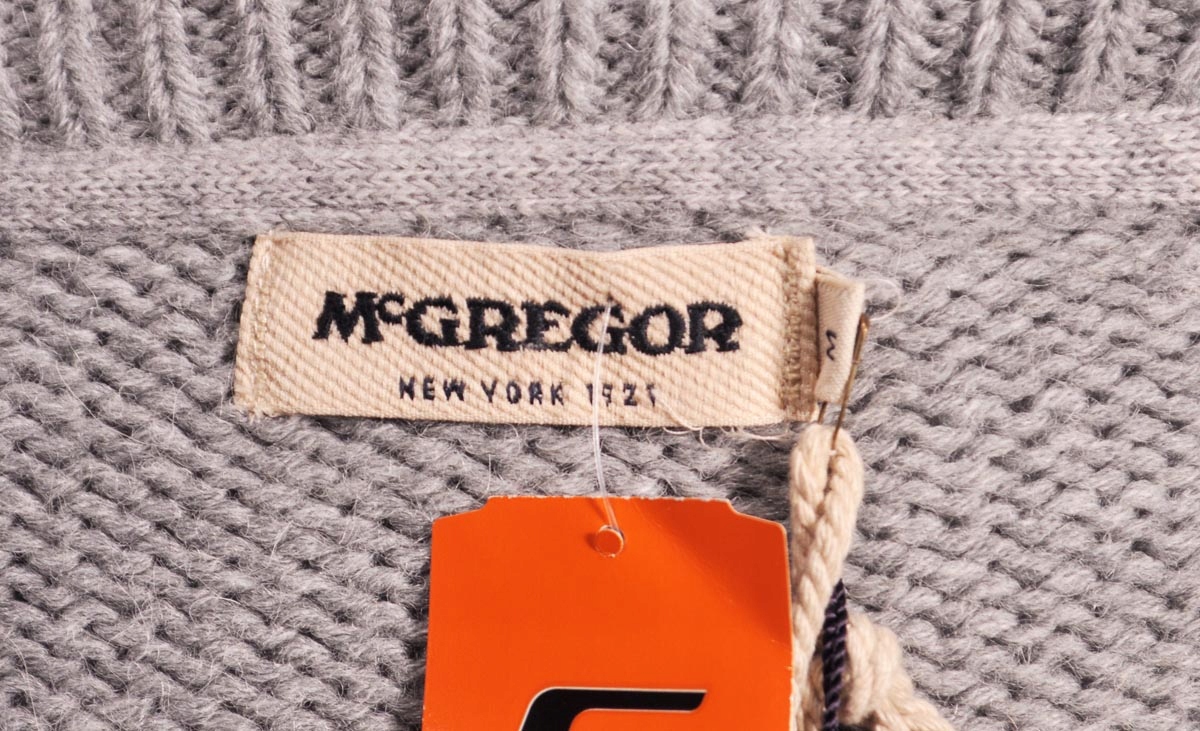 MCGRGOR sweter GRAY CARDIGAN _ M Rozmiar M
