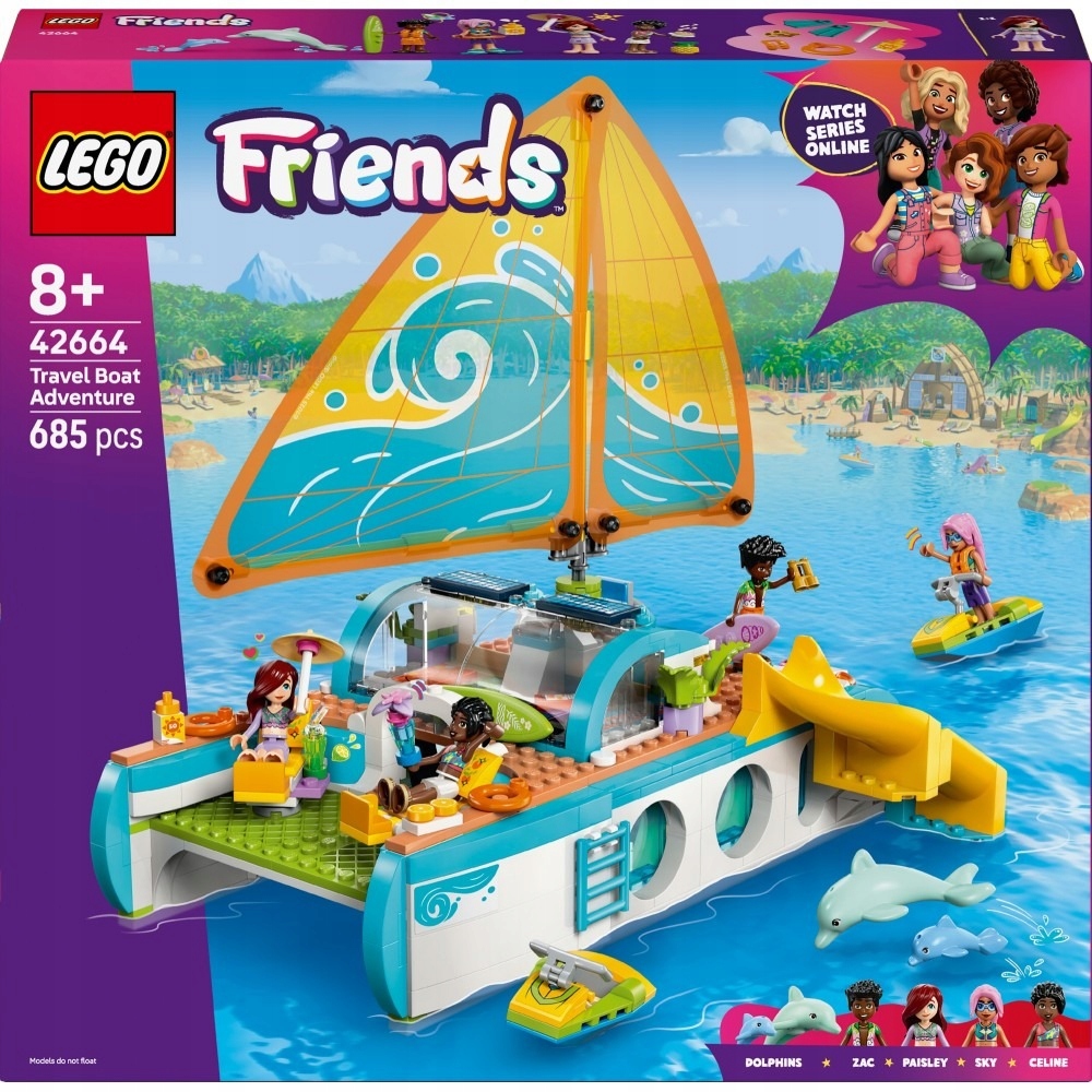 Lego Friends Dobrodružství na lodi 42664