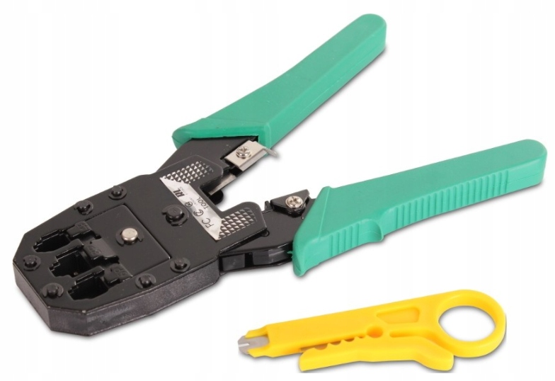 

Zaciskacz Wtyków Zaciskarka RJ45 RJ12 RJ11 Getfort