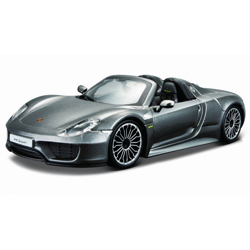 Porsche 918 Spyder 1:24 šedá Bburago