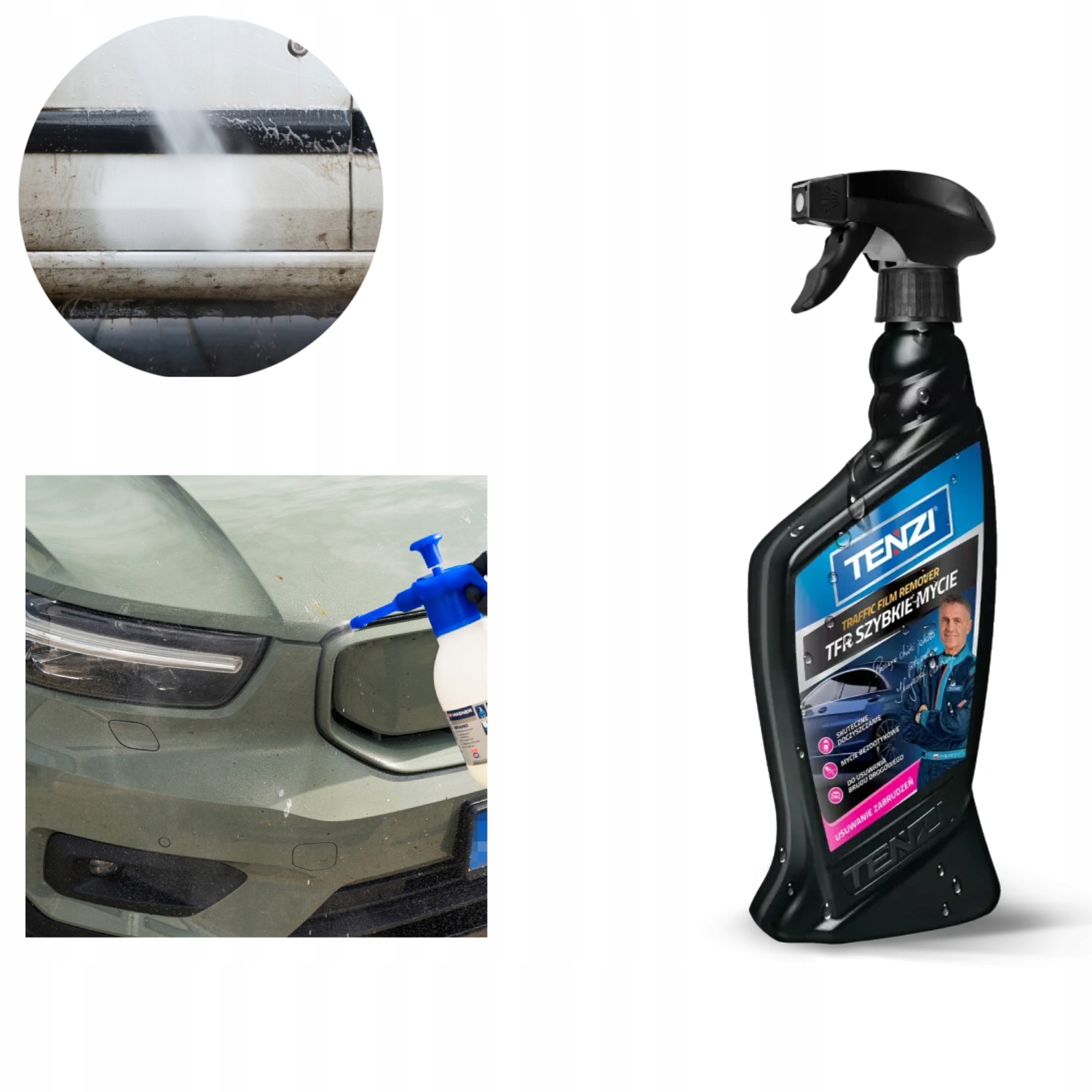 Piana aktywna do usuwania brudu drogowego z auta Tenzi Tfr 600 ml