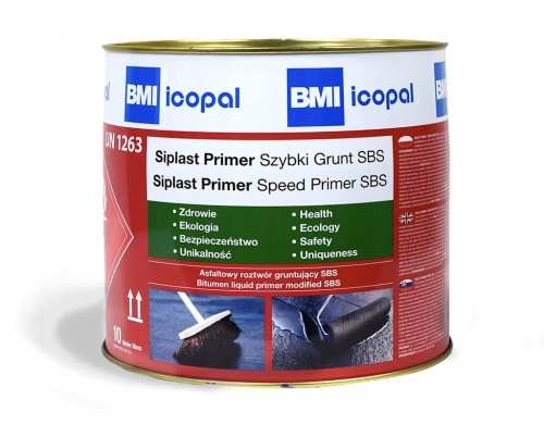 

Icopal Siplast Primer Szybki Grunt Sbs 10L
