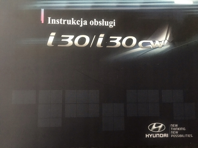 HYUNDAI i30 5d CW kombi instrukcja obsługi polska 2007-2012 + radio