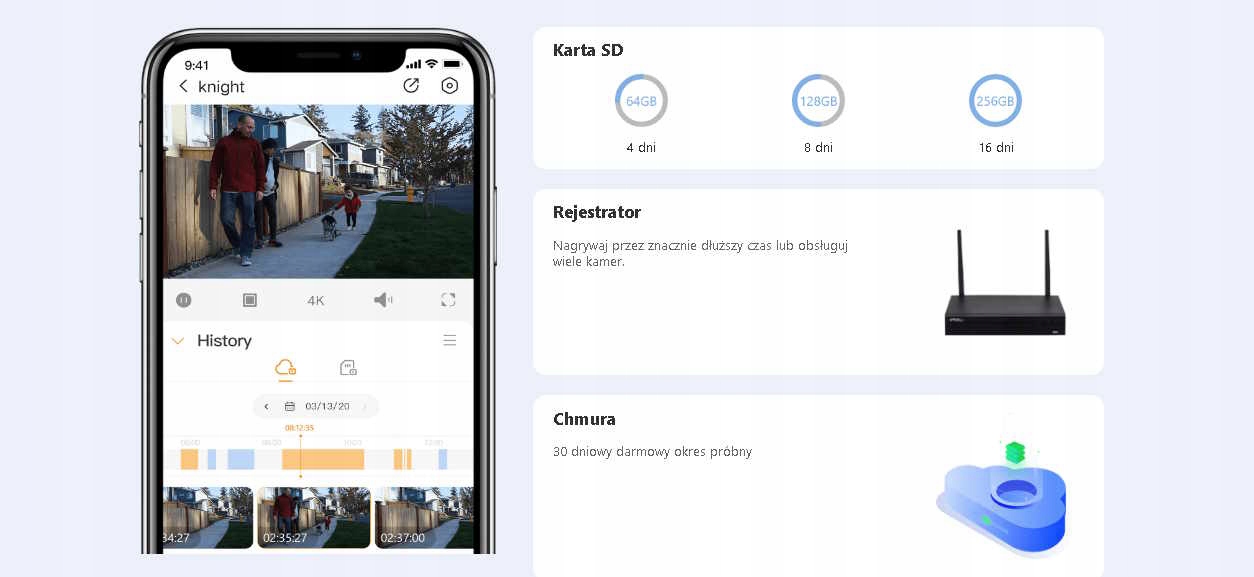 KAMERA Wi-Fi IPC Imou Knight 8MPx 4K UltraHD Marka Imou