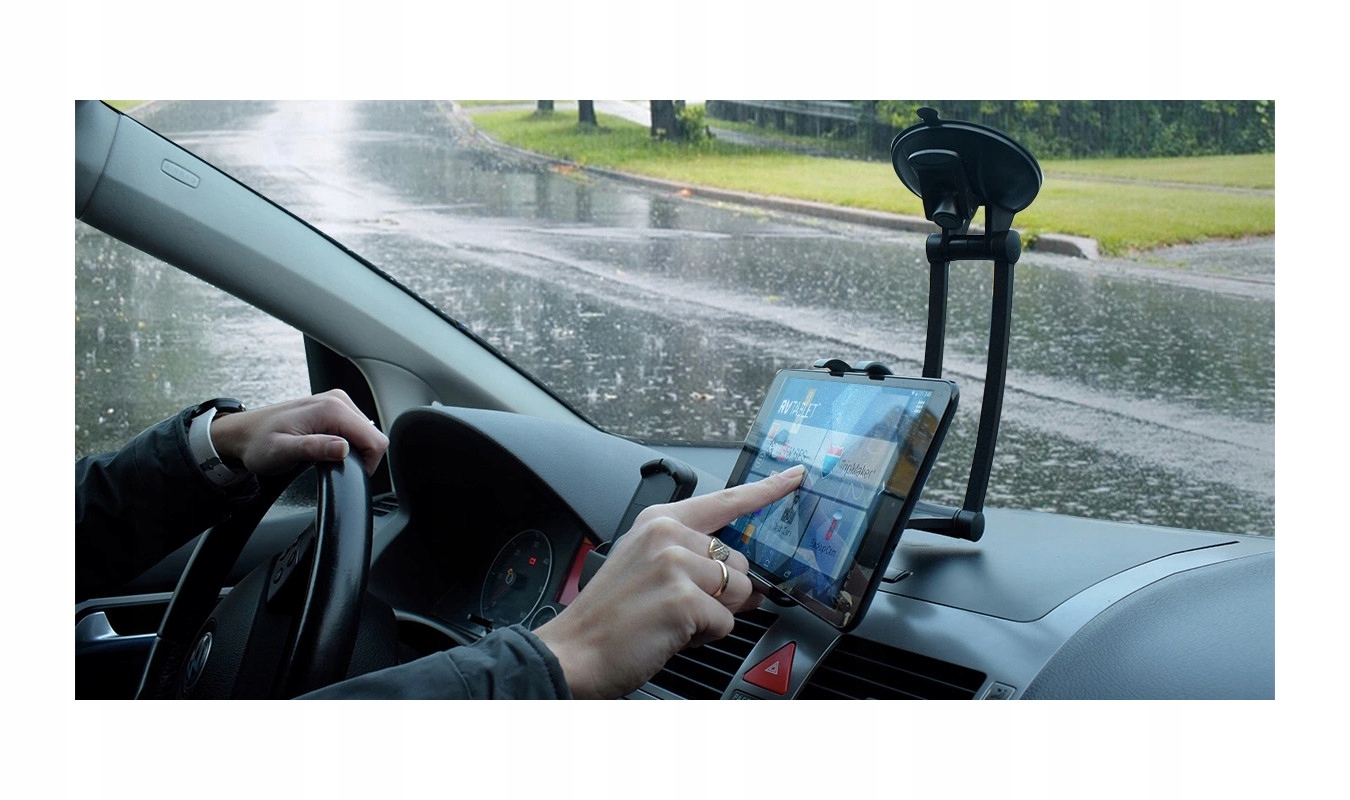 SAMOCHODOWY UCHWYT DO TABLETA Z MOCNĄ PRZYSSAWKĄ Rodzaj do tabletów