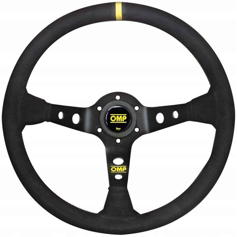 Semišový rallyový volant Omp Corsica 350 mm