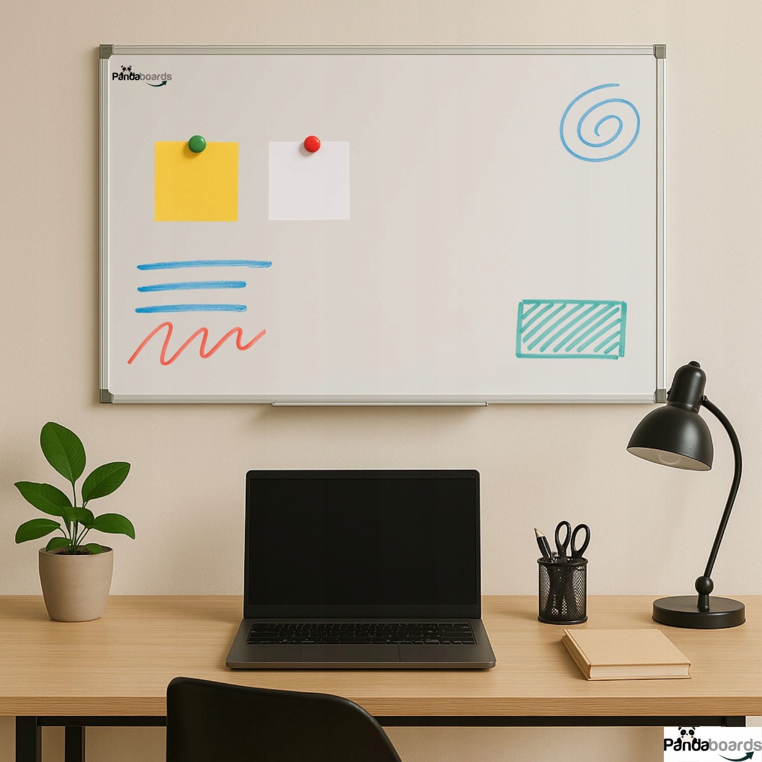 Tablica Magnetyczna Biała Suchościeralna 120x90 cm w Ramie Aluminiowej WA1 EAN (GTIN) 5908291000110