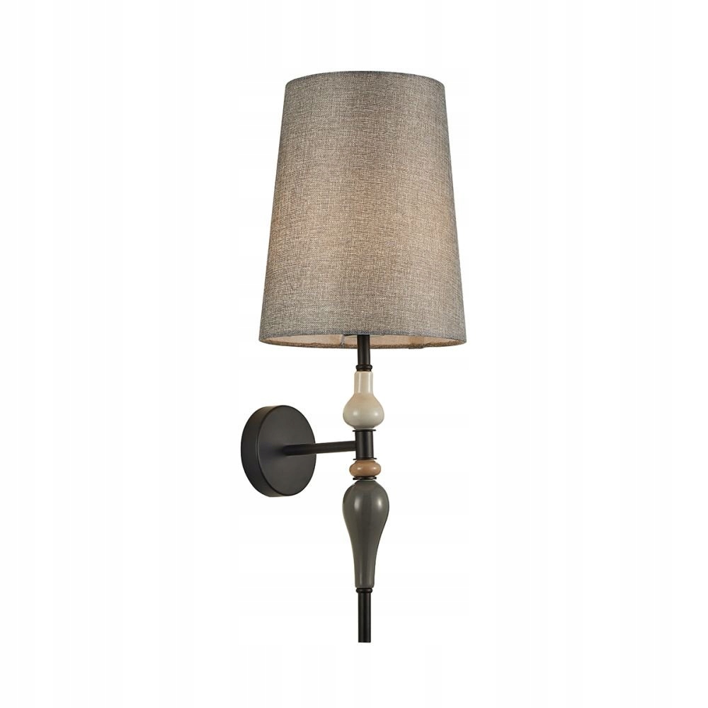 Štýlová klasická nástenná lampa s tienidlom do spálne Nerom WL-22374-BK Italux