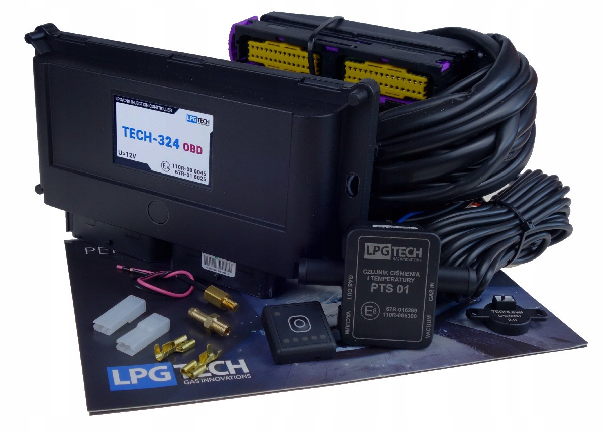 Sekwencja Lpg TECH 324 OBD 4 Cyl Elektronika Wtrys