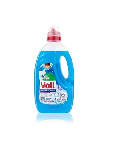 Levně 5 x Gel na praní Voll Universal 20 praní 1,5 l