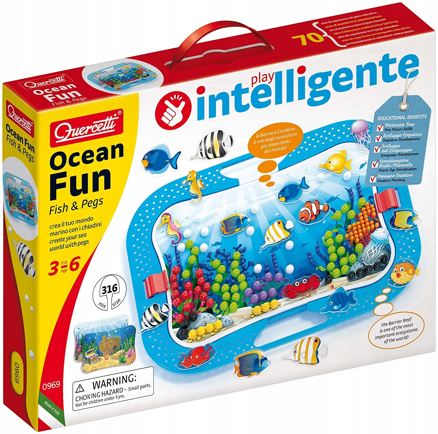 

Quercetti Mozaika Układanka Ocean 316e Koraliki