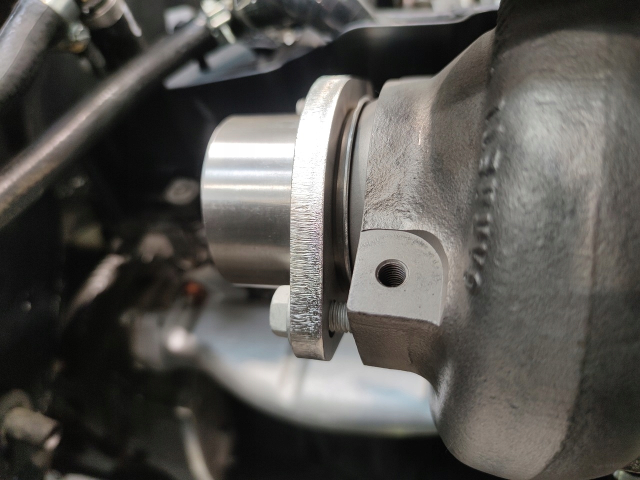 Nerezová výfuková deska turbodmychadla M57 Iod Performance