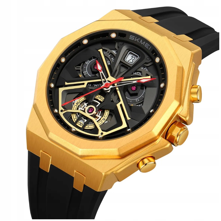 Pánské hodinky Skmei skm.124321a.mn analogový pásek chronograf datumovka