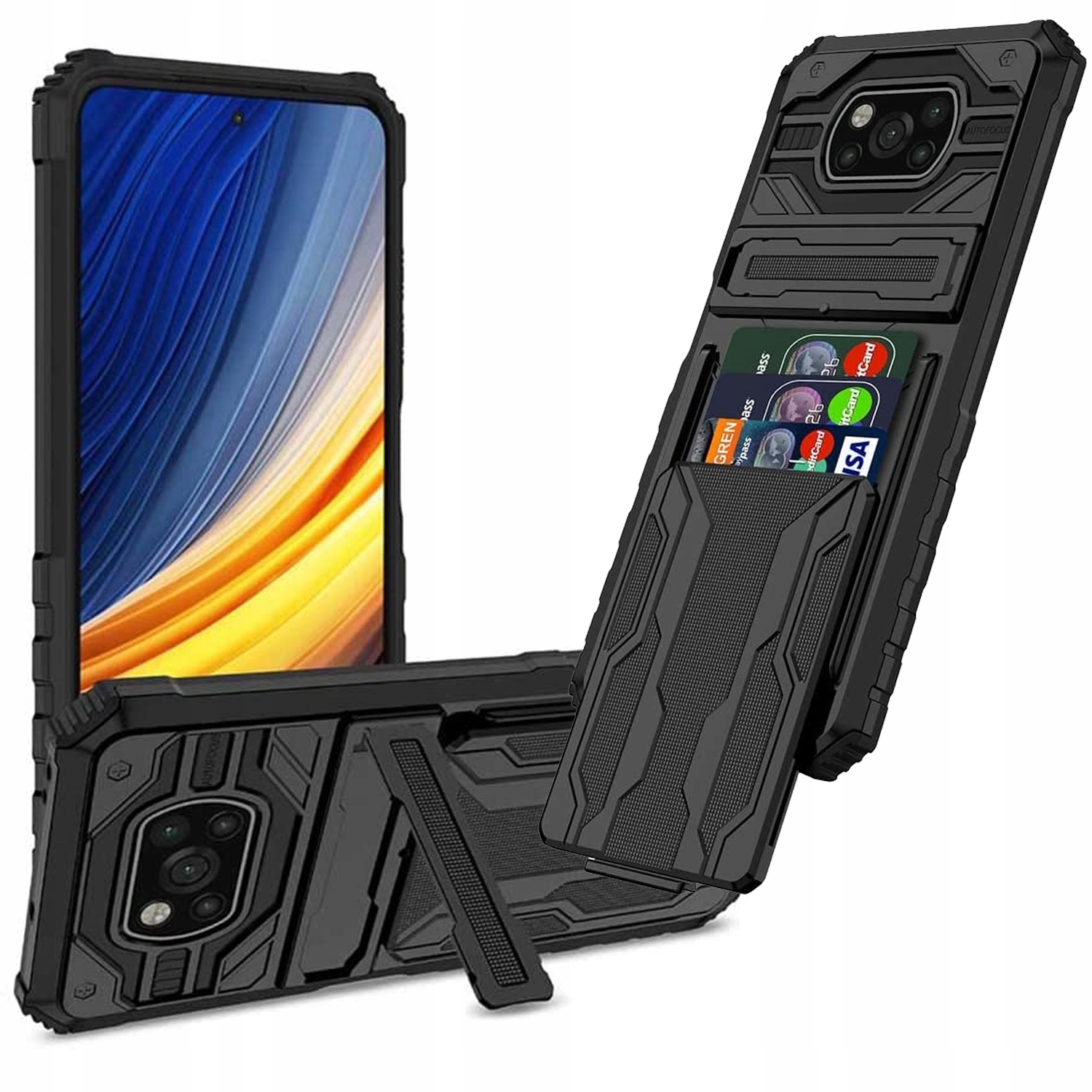 

Etui Do Xiaomi Poco X3 Pro Pancerne Combo Szkło