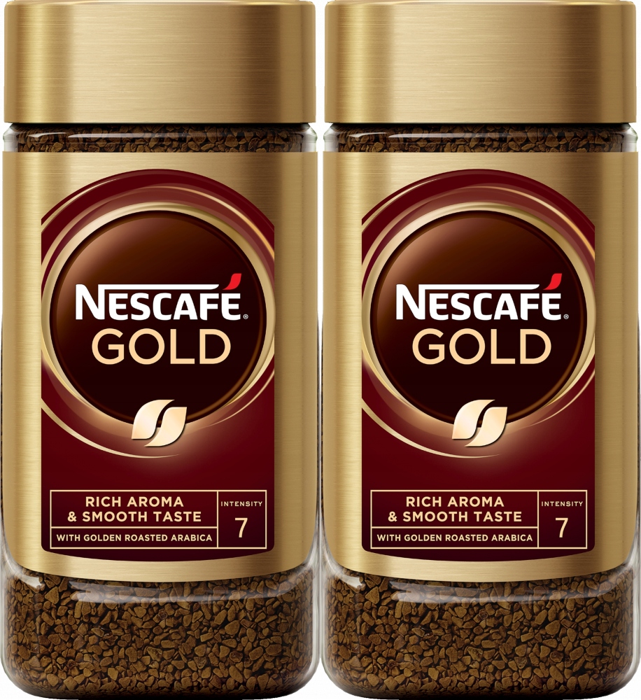 Kawa rozpuszczalna Nescafé Gold 200g x2