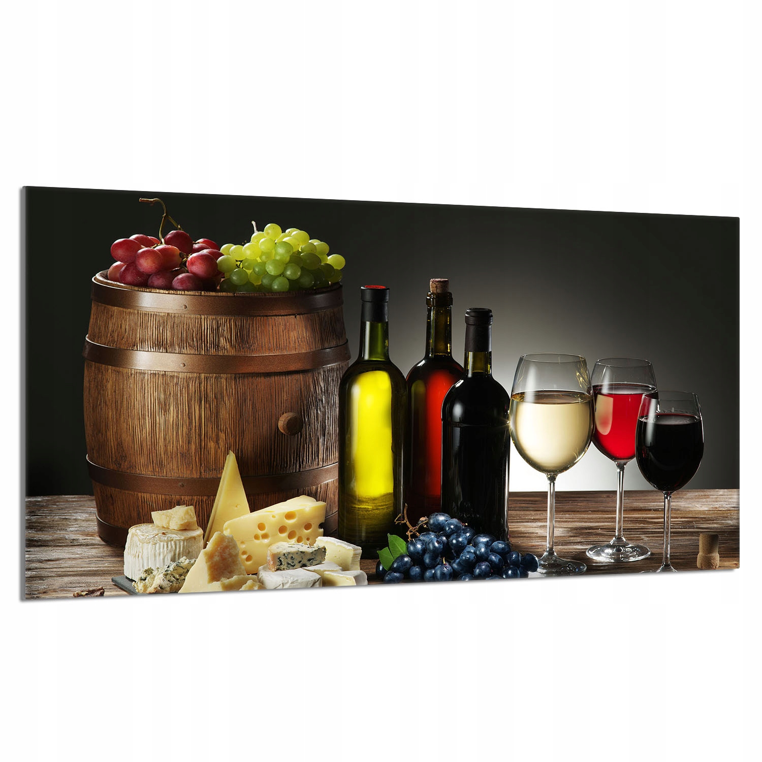 Skleněná ochranná deska na sporák 90x52 Kuchyně do kuchyně