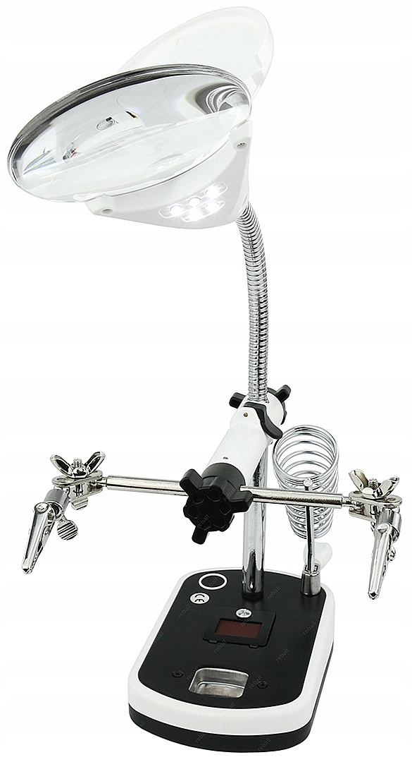 

Trzecia Ręka Uchwyt Lutownicy Pcb Lupa 90mm 3,5/10