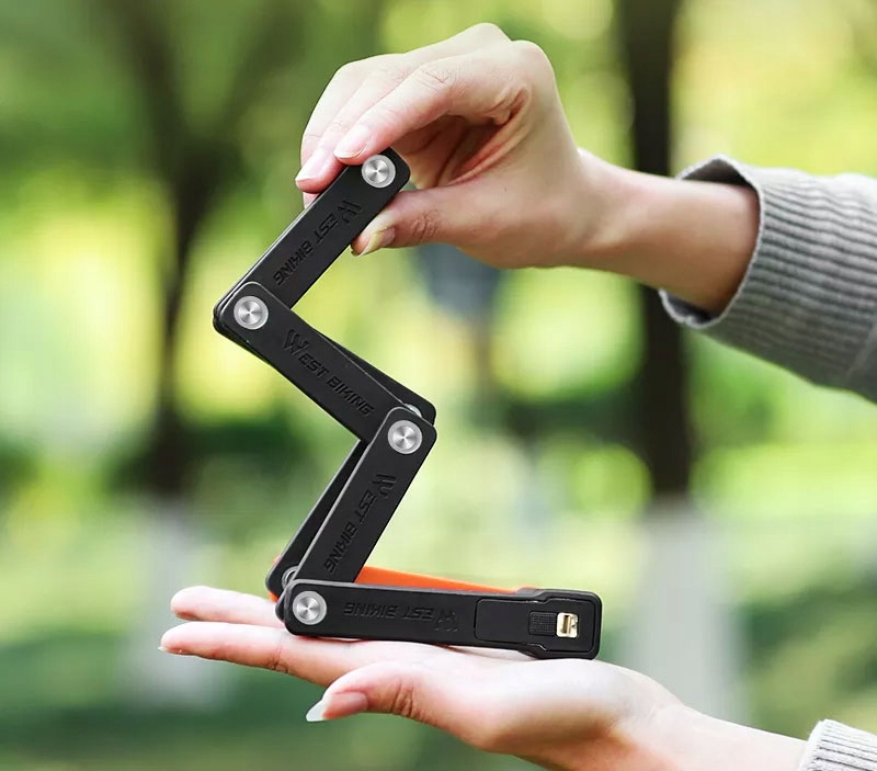 ZAPIĘCIE ROWEROWE KŁÓDKA SKŁADANE DO ROWERU HULAJNOGI KLUCZYKI KLUCZ STAL Rodzaj zapięcie składane