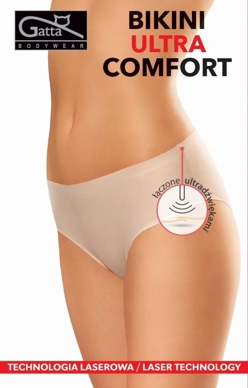

Figi damskie Bikini Ultra Comfort Gatta: biały, S