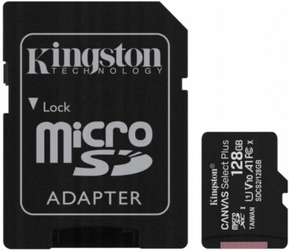KINGSTON - karta pamięci micro SD 128GB klasa 10
