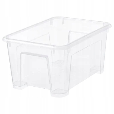 

Ikea Samla Pudełko, Pojemnik Przezroczysty 5L