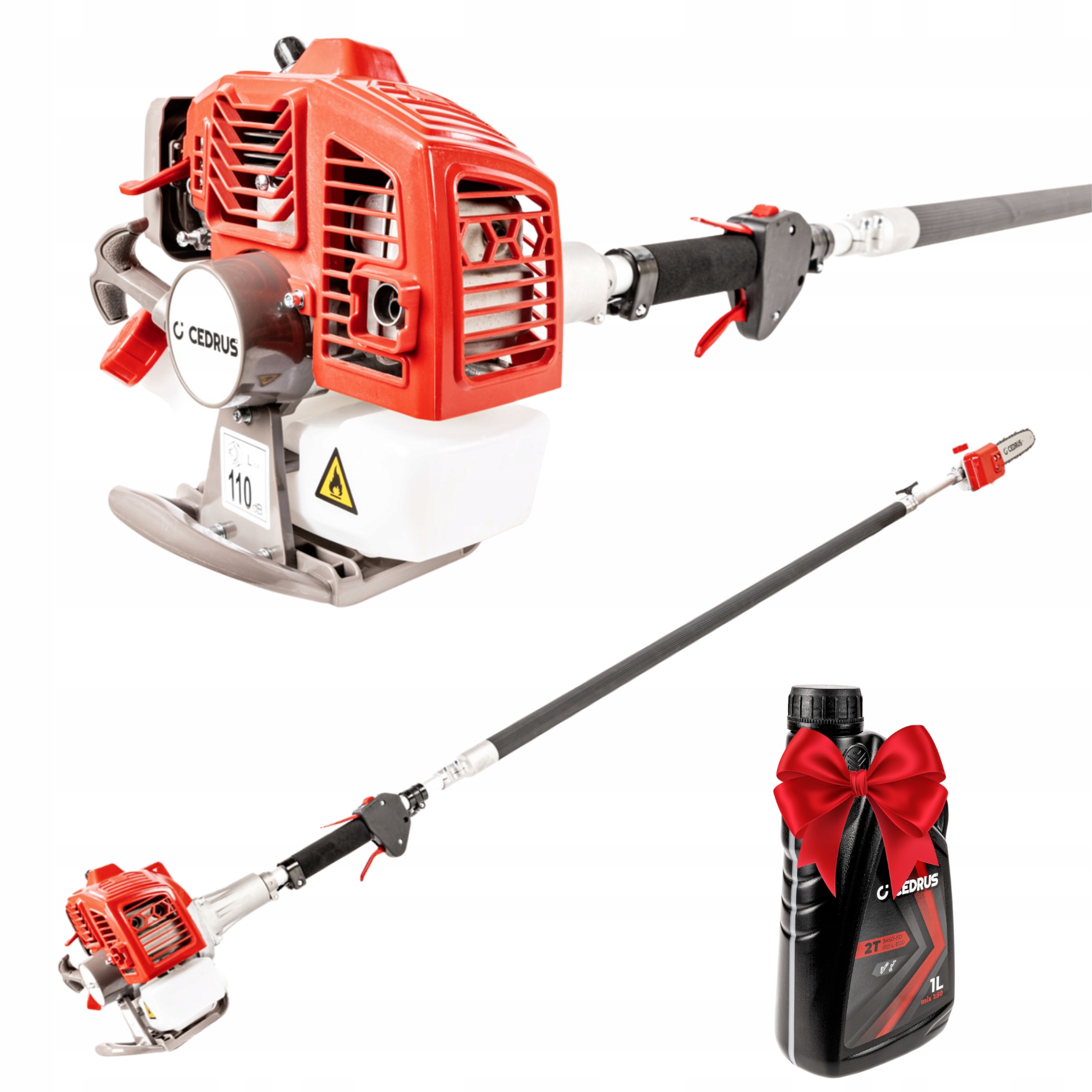 Piła Na Wysięgniku Cedrus CEDPW425 27,2cm³ 0,7kW Rura Teleskopowa Olej