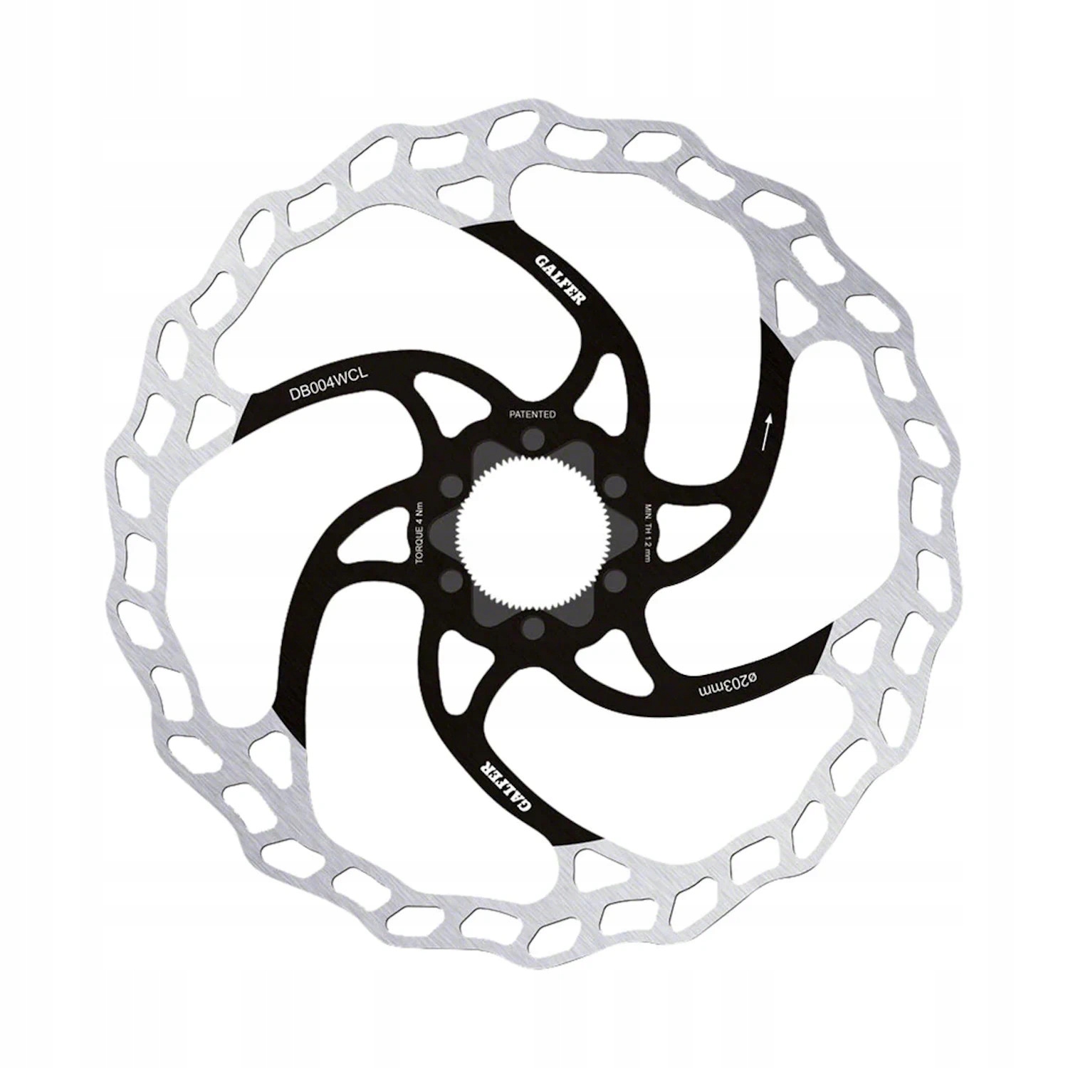 Tarcza Hamulcowa Galfer Wave Fixed Mtb CL 203x1,8 mm