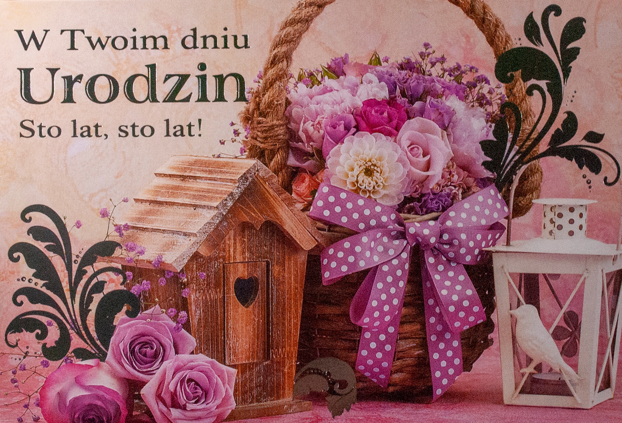 KARTKI URODZINOWE, W DNIU URODZIN