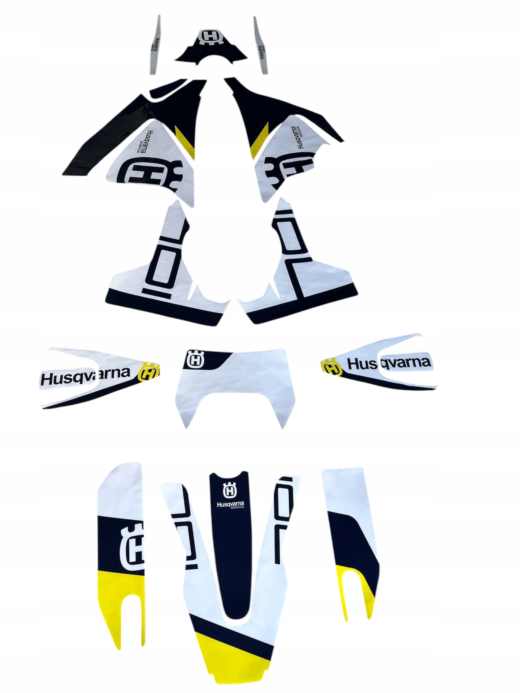 Husqvarna 701 Supermoto 16-20 bielo-granátová dyha hrubá z Talianska Cubamoto