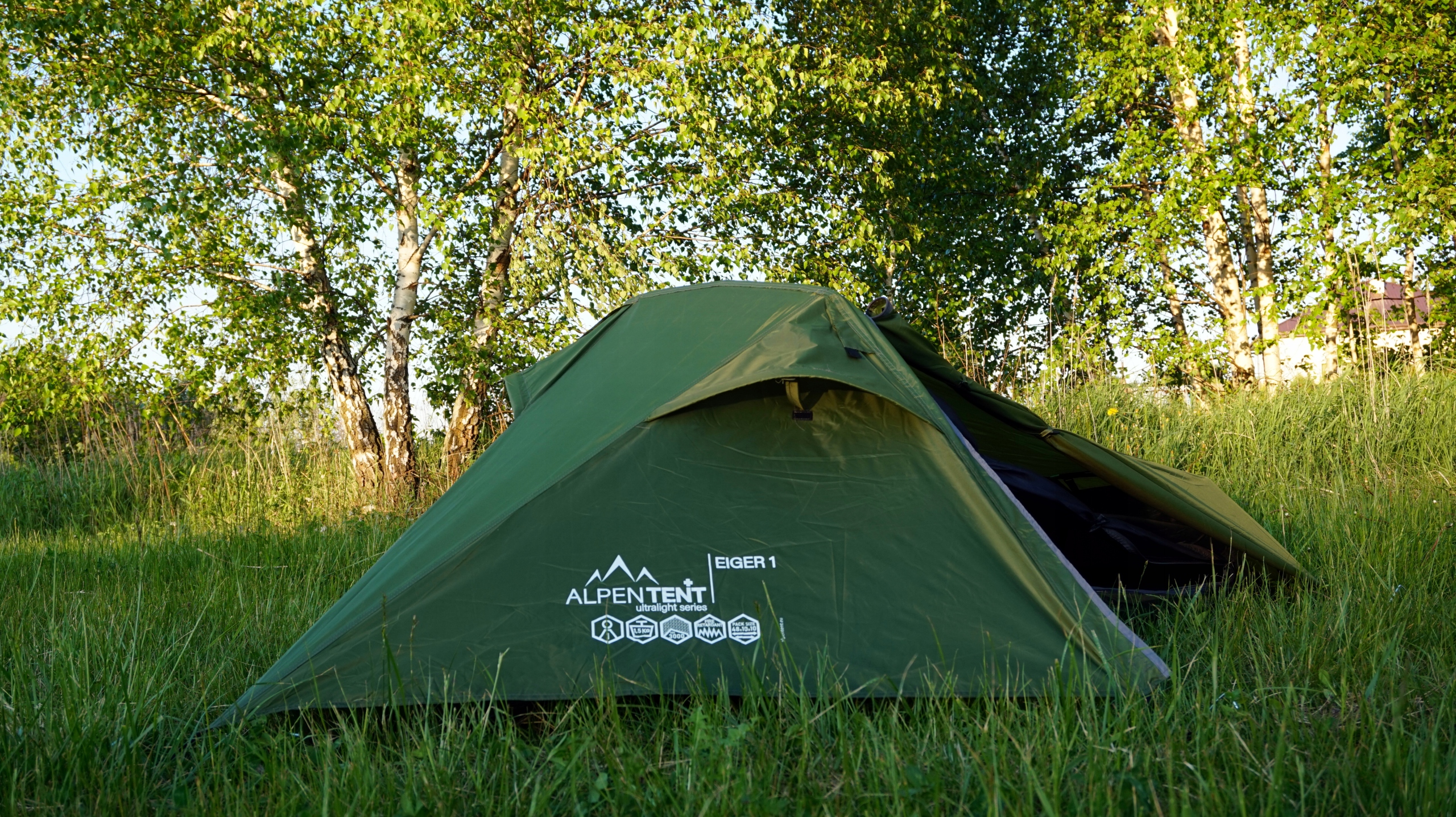 Namiot Jednoosobowy AlpenTent EIGER 1 Lekki 1,5 kg Marka AlpenTent