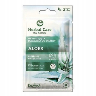 

Herbal Care Maseczka nawilżająca Aloes, 2x5ml