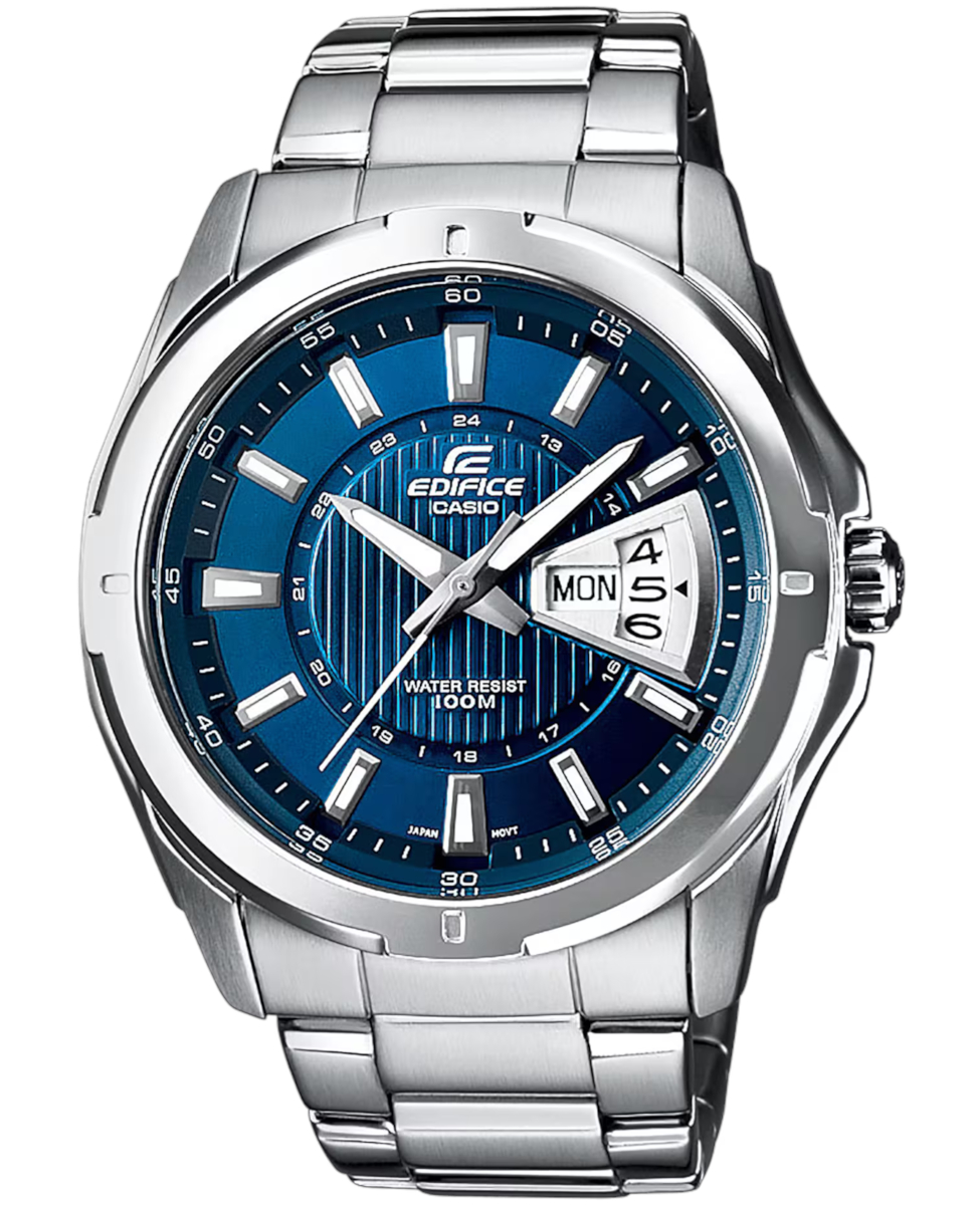 Ocelové pánské hodinky Casio Edifice EF-129D Gwar.3+3L Zibi Gravírování