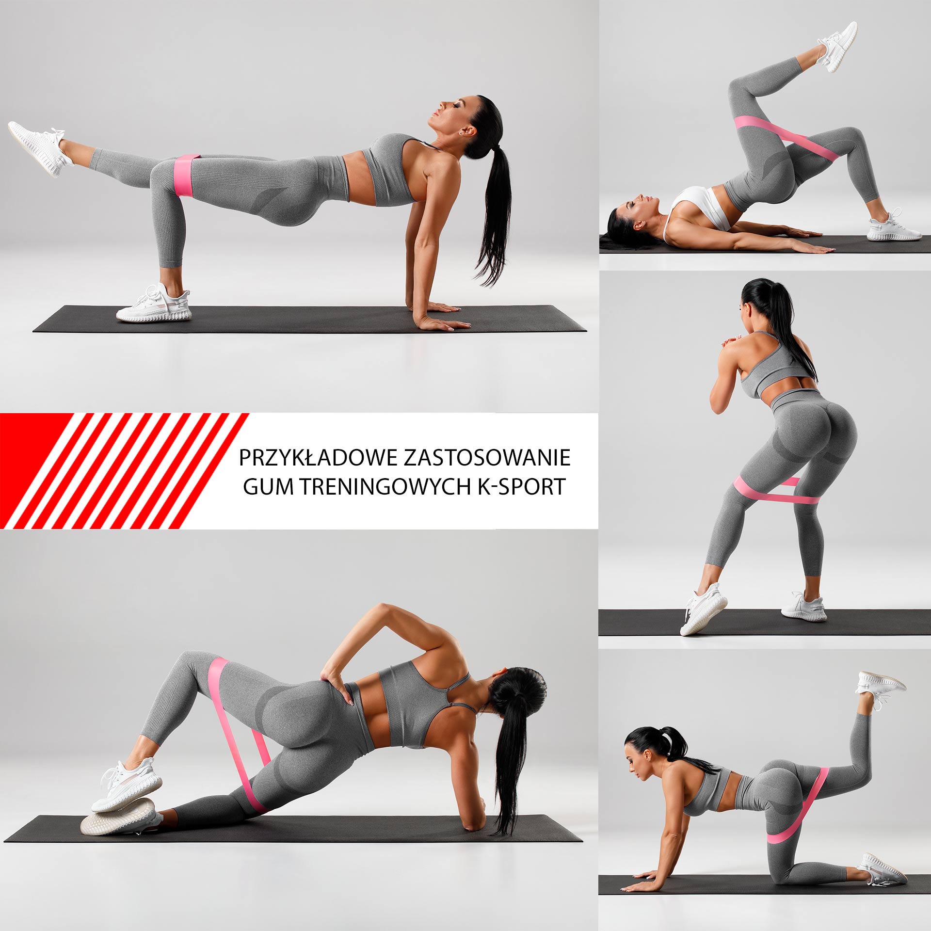 Power Band Mini zestaw 5 gum treningowych K-SPORT Kod producenta MBZ