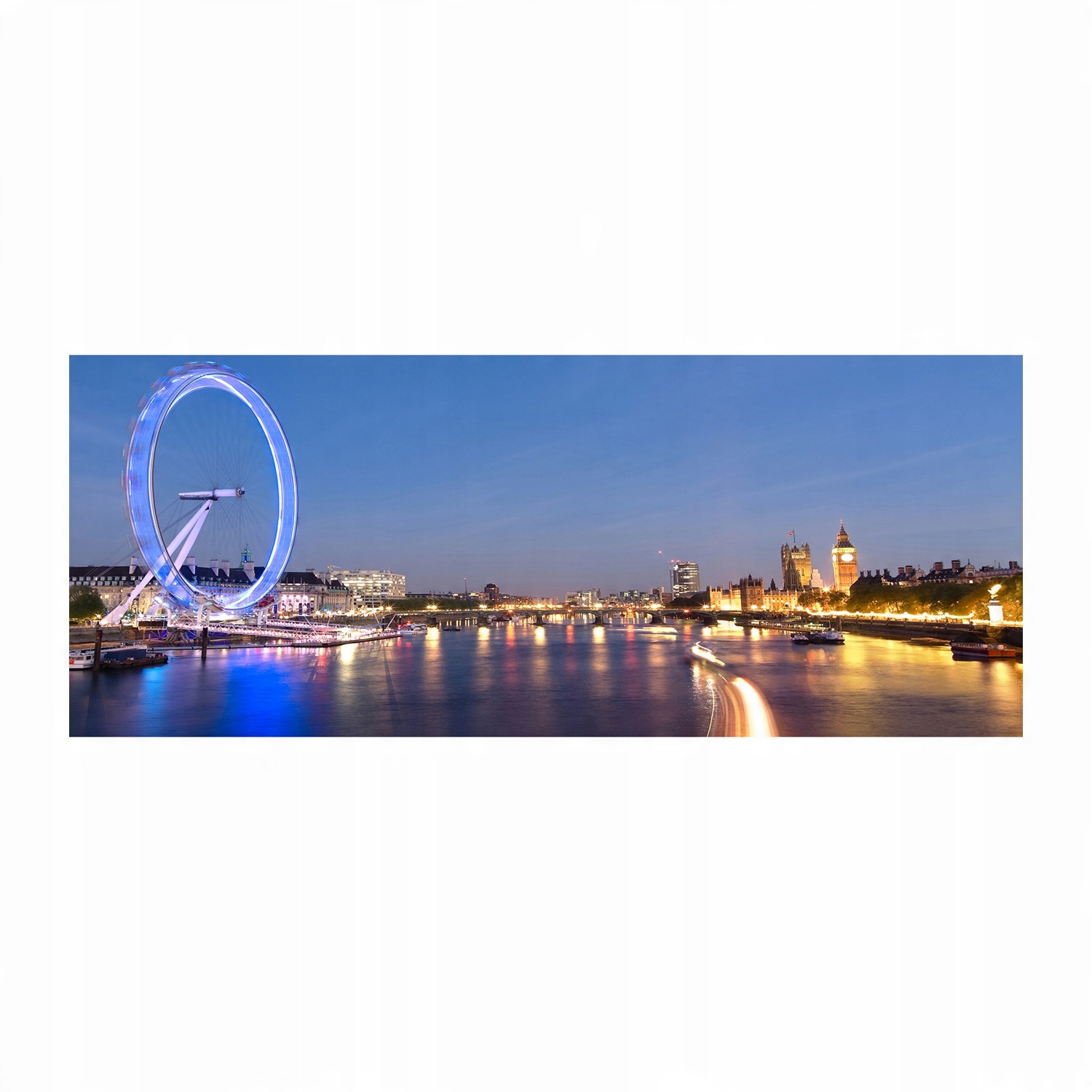 

Foto obraz szkło akryl London Eye Londyn 125x50 cm