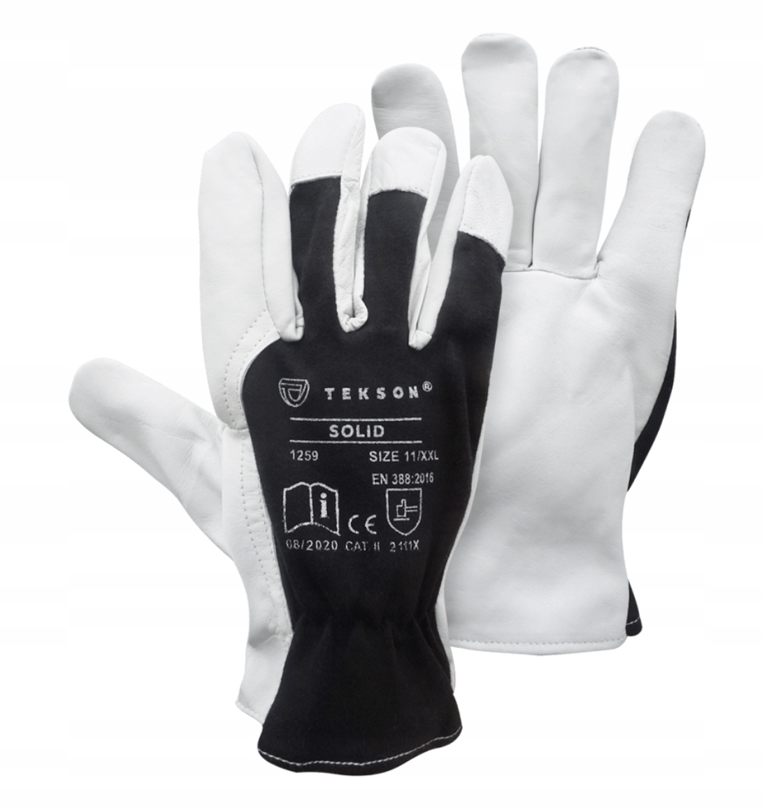 

Tekson Solid Rękawice ochronne ze skóry| R 10/XL