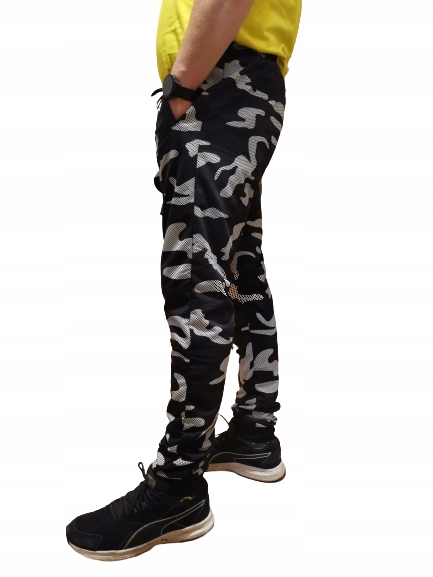 SPODNIE DRESOWE JOGGERY MĘSKIE MORO POPIEL 5XL Marka inna