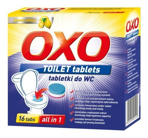 

Tabletki Do Czyszczenia Wc Oxo Lemon 16szt