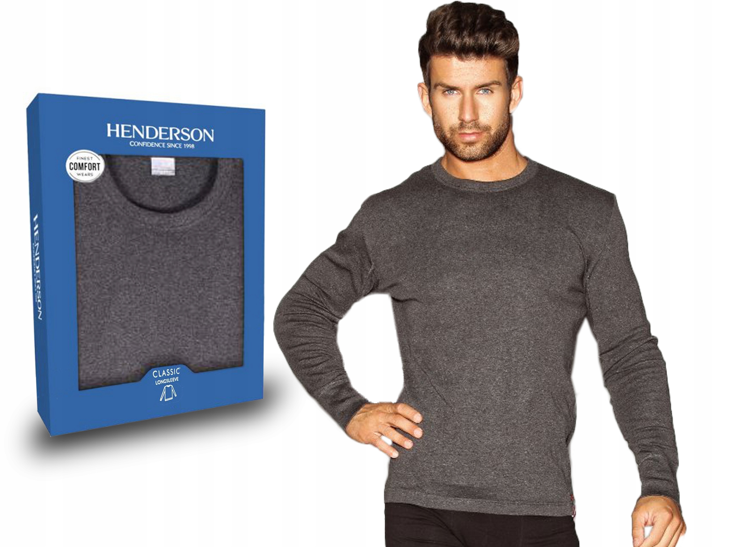 

Koszulka Długi Rękaw Henderson Classic grafit M