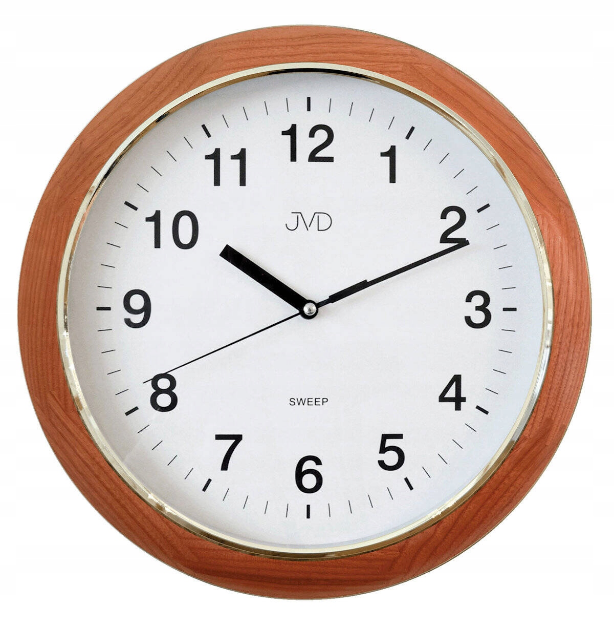 Čitateľné Klasické Tiché Drevené Nástenné Hodiny Jvd NS19040.23 32 cm