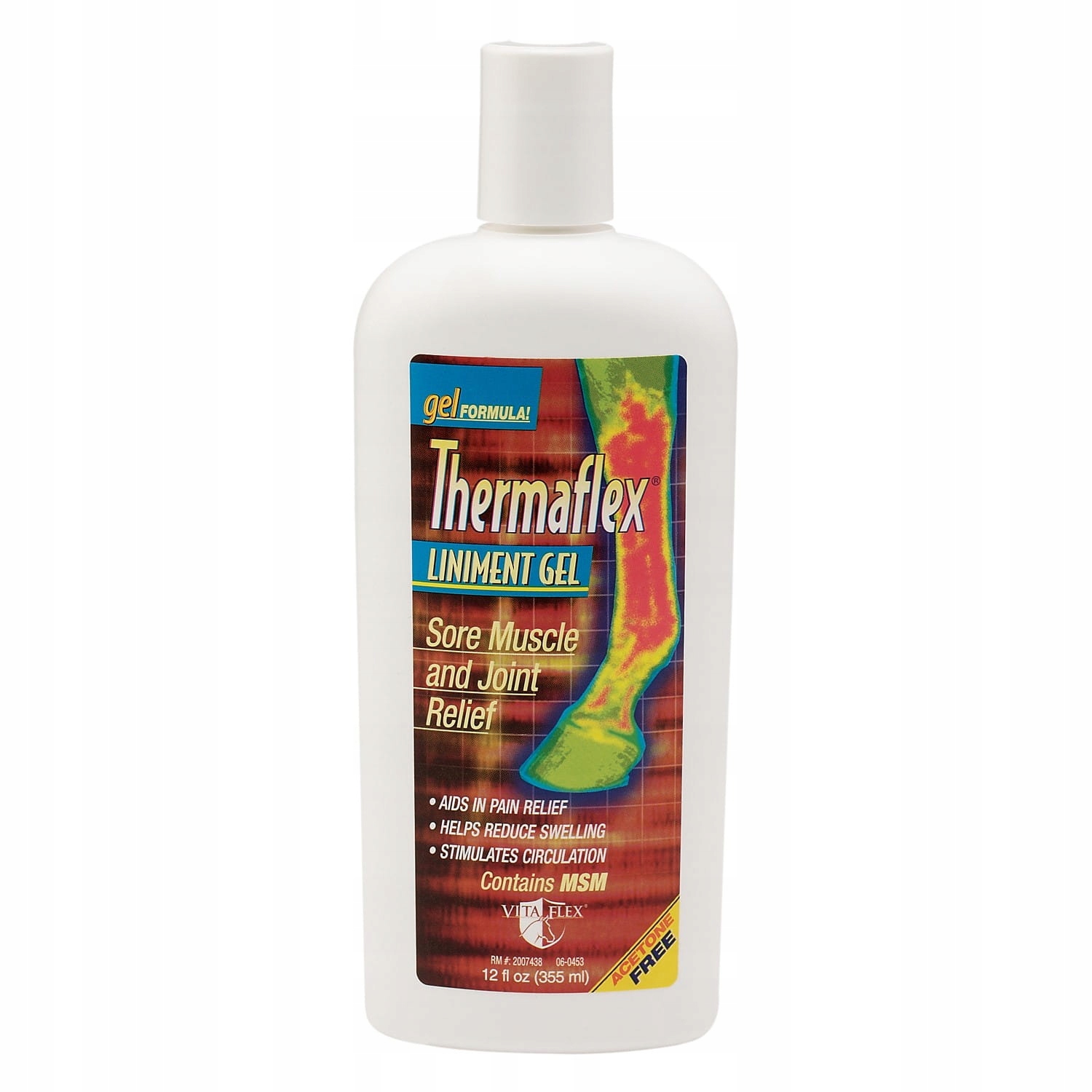 Farnam Thermaflex Gel chłodzi i rozgrzewa mięśnie stawy koni horse 355 ml