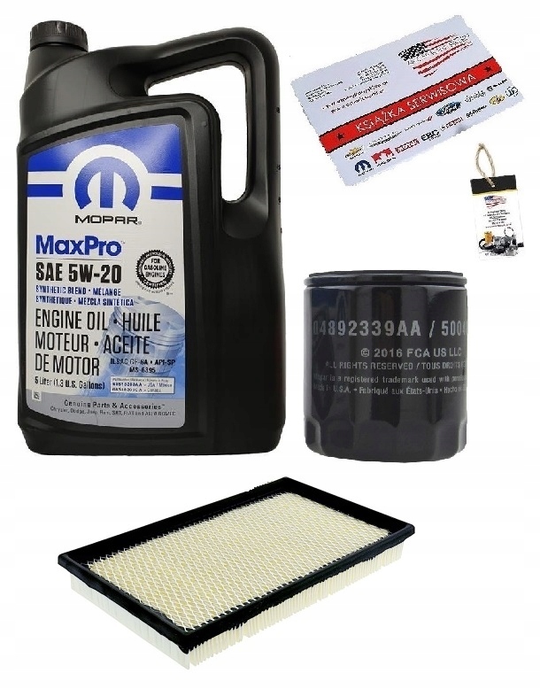 MOPAR 5W20 + FILTRY DODGE RAM 3,7 09-10