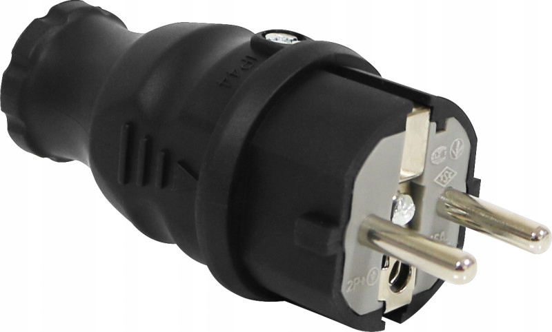 

Wtyczka Hermetyczna 2P+Z Czarna 16A 230V 345-05