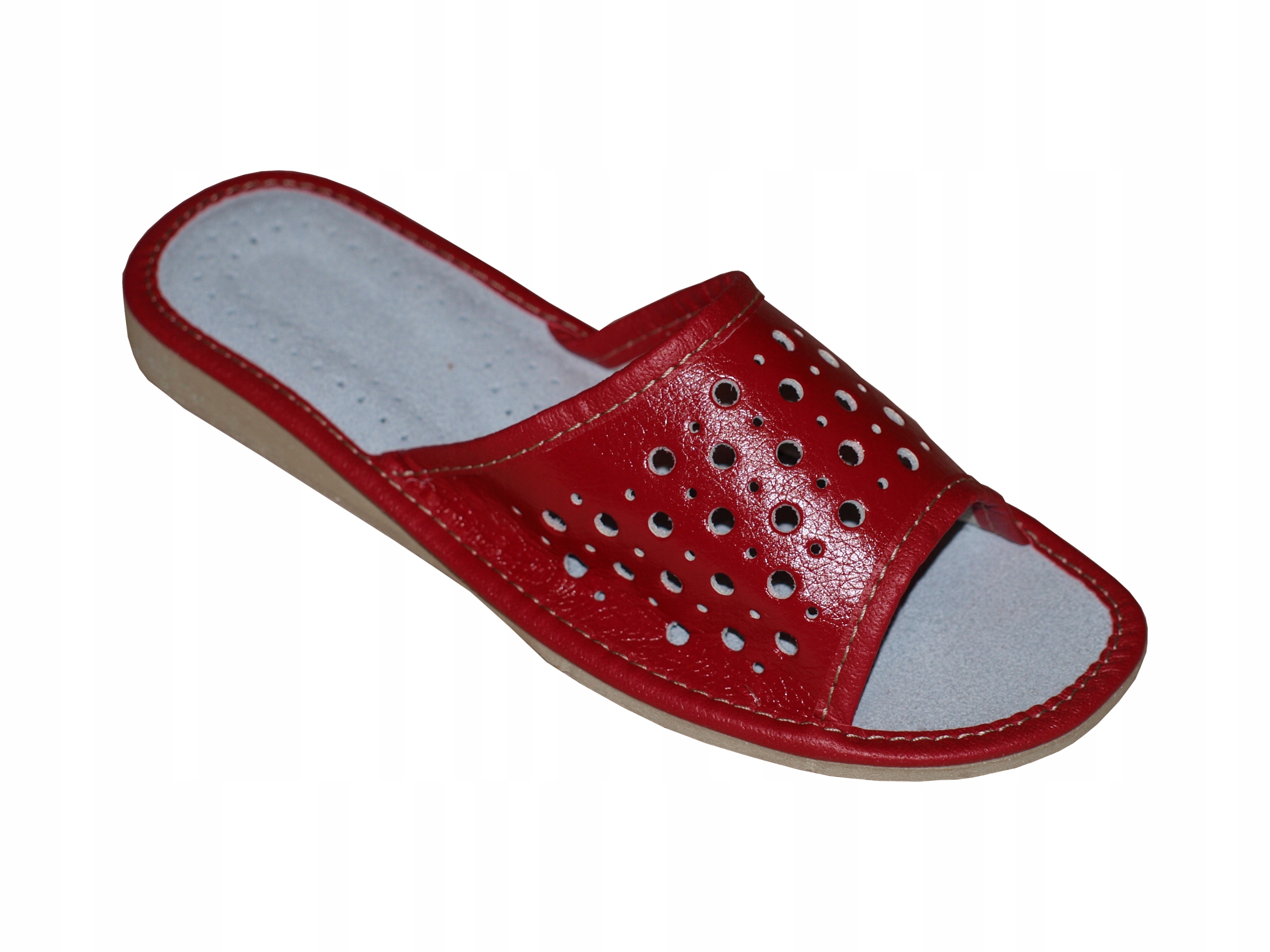 

Pantofle damskie skórzane