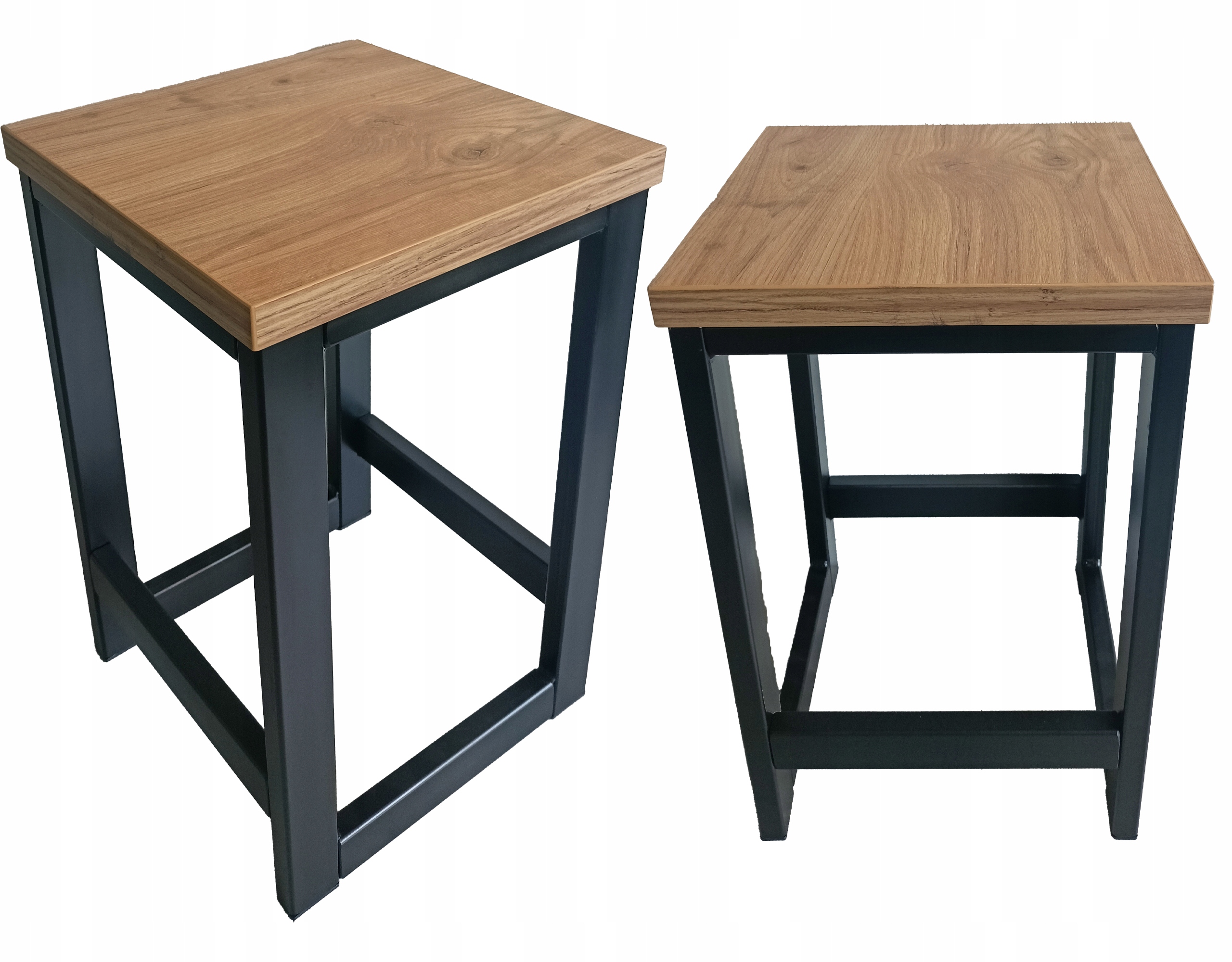 Kovová Kuchyňská Stolička Loft 47 CM Polská Výroba Profil 40X20 CM