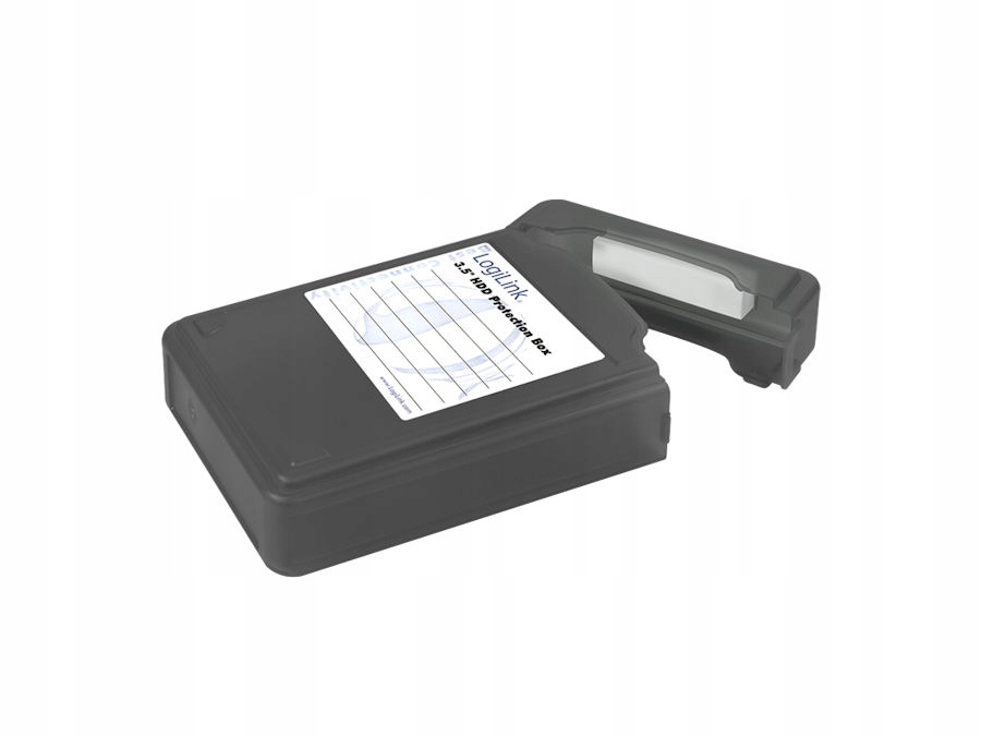 etui plastikowe do dysku 3,5" LogiLink UA0133B czarne